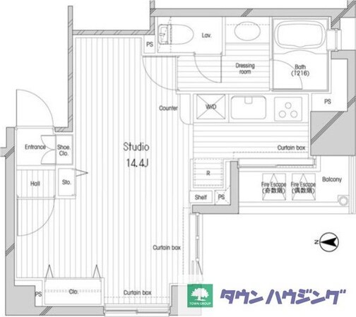 コンフォリア二番町の物件間取画像